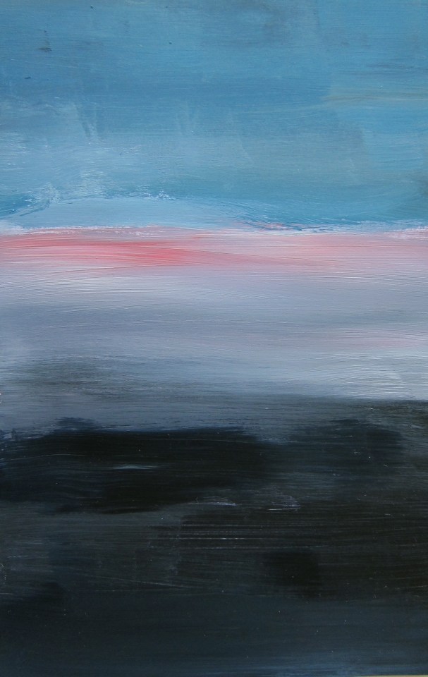 Lipson, Series 2a, 2013, acrylic on paper, 5.5" x 8.5"