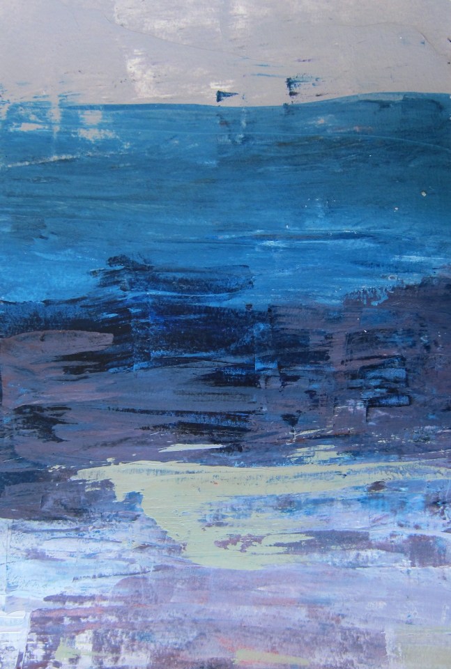 Lipson, Series 1d, 2013, Acrylic on paper, 6.25" x 9.5"