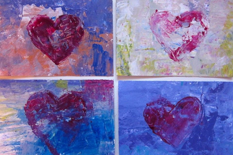 Lipson, 2014, Postcard hearts